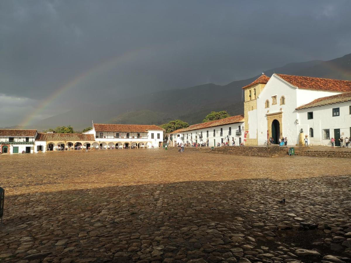 Popichi Hostel Villa de Leyva Eksteriør billede